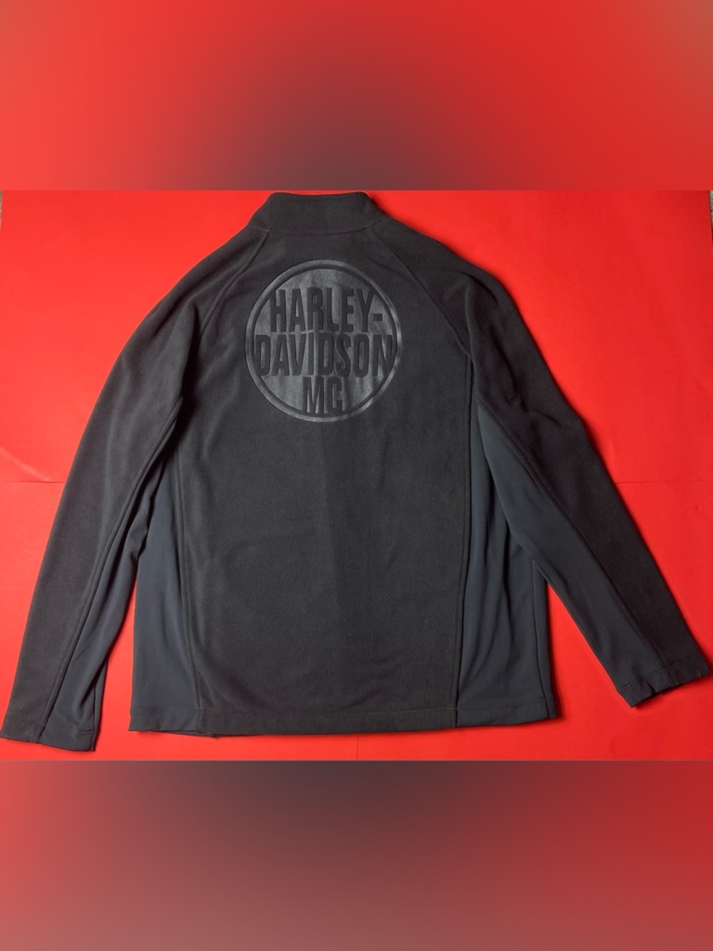Harley-Davidson Black Fleece Jacket with Logo